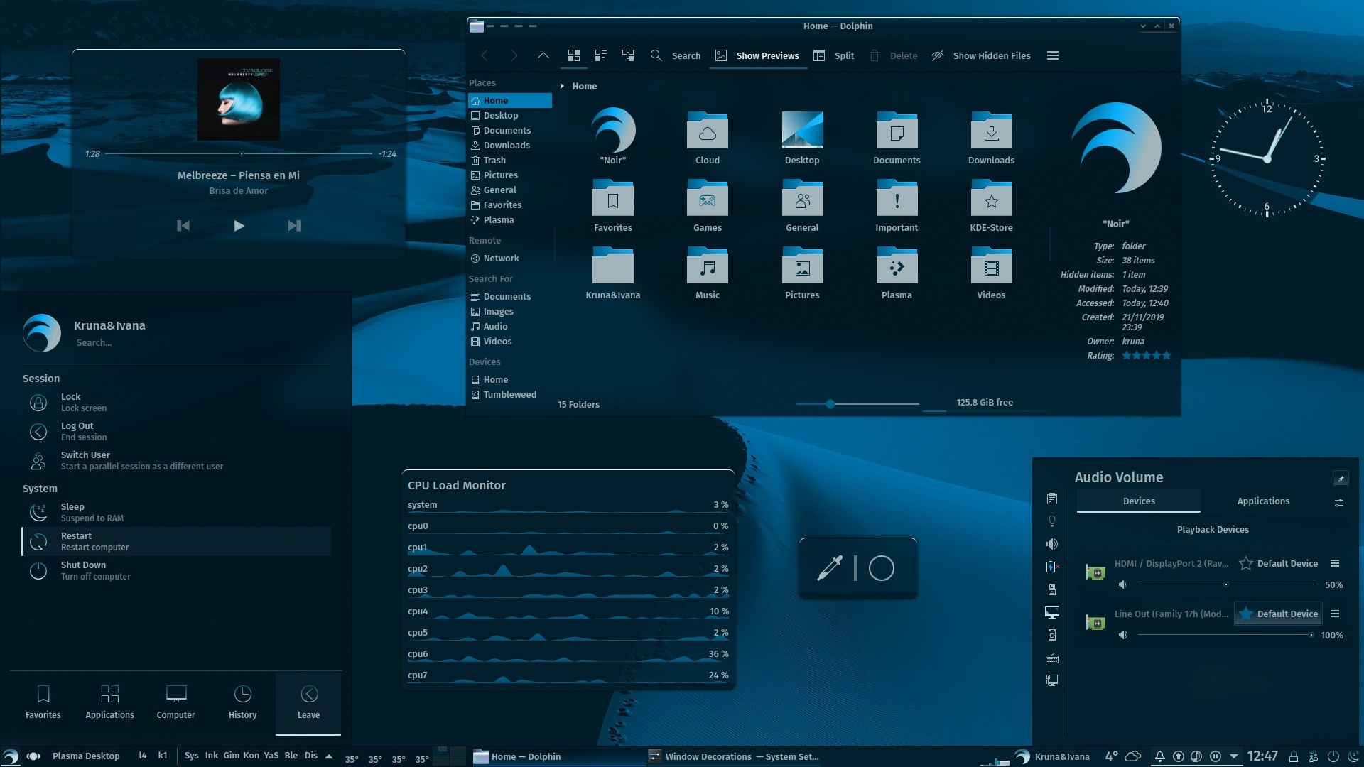 Снимок темы Breeze-Noir-Dark